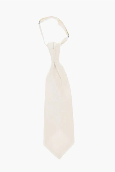 Corneliani Solid Color Satin Ascot Tie