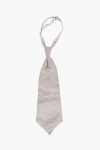 Corneliani Solid Color Silk Ascot Ceremony Tie
