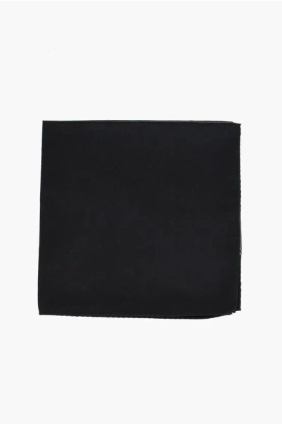 CORNELIANI Solid-Colour Silk Pocket Square