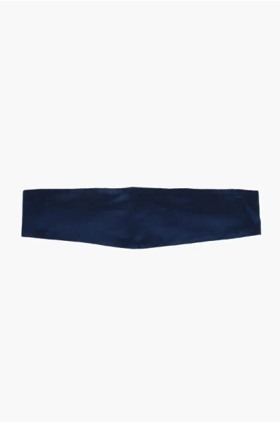 Corneliani Solid Color Silk Sash Belt