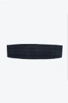 Corneliani Solid Color Silk Sash Belt