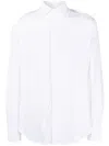 Corneliani White Cutaway-collar Button-up Shirt In White