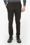 Corneliani Stretch Cotton Moro Pant In Black