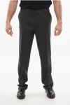 Corneliani Linen Blend Unlined Pants With Belt Loops