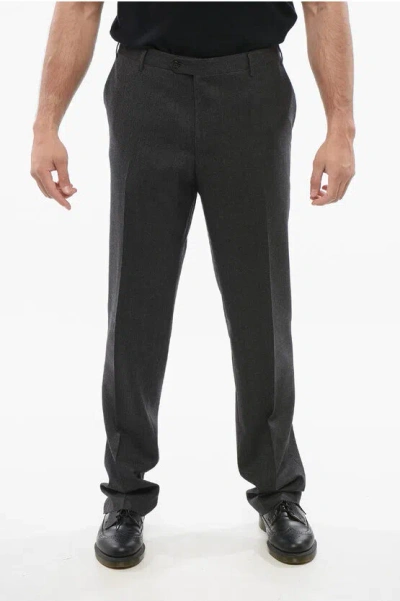CORNELIANI STRETCH VIRGIN WOOL LEADER PANTS