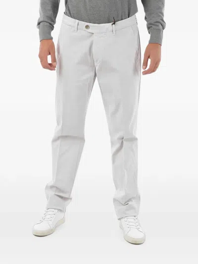 Corneliani Stretch-cotton Chino Trousers In Neutrals