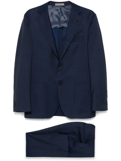 CORNELIANI STRIPE-JACQUARD SUIT