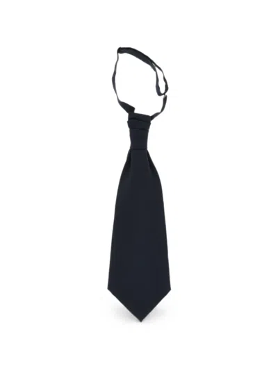 Corneliani Striped Ascot Tie In Blue