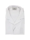 Corneliani Striped Camp-collar Shirt In Multi