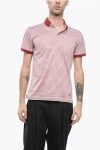Corneliani Striped Logoed 3 Buttons Polo Shirt