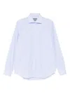 Corneliani Striped Shirt In Blue