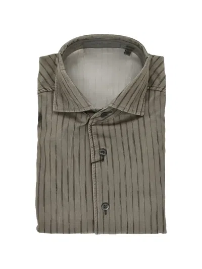 Corneliani Striped Shirt In Multi