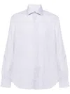 Corneliani Striped Shirt In White
