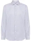 Corneliani Striped Shirt In White