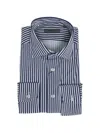Corneliani Striped Stretch-fabric Shirt In Multi