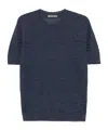 Corneliani Striped T-shirt In Black