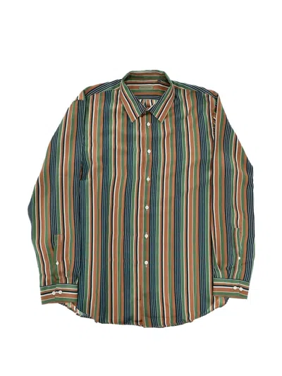 Corneliani Striped-pattern Shirt In Multi