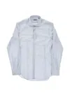 Corneliani Stripe-pattern Shirt In Blue