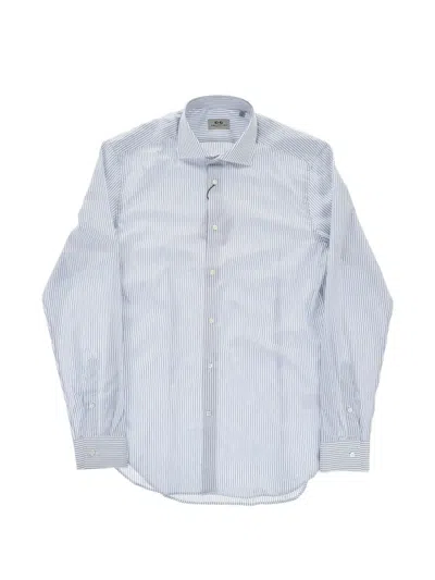 Corneliani Stripe-pattern Shirt In Blue
