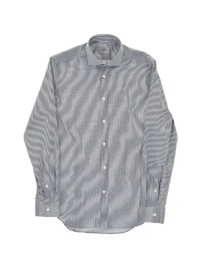 Corneliani Stripe-pattern Shirt In Blue
