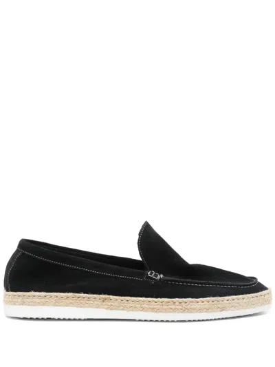 Corneliani Suede Espadrilles In Blue