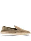 Corneliani Suede Loafers In Multi