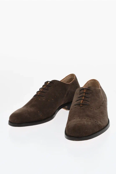 Corneliani Suede Quarter Brogues Oxford Shoes