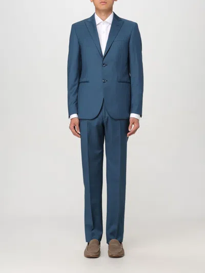 Corneliani Suit  Men Color Petroleum Blue