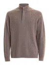 Corneliani Sweater In Brown