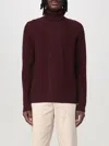 Corneliani Roll-neck Jumper In Burgunderrot