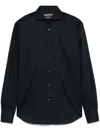 Corneliani Classic Collar Shirt In Black