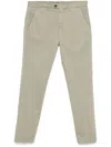 Corneliani Tapered Chinos In Green