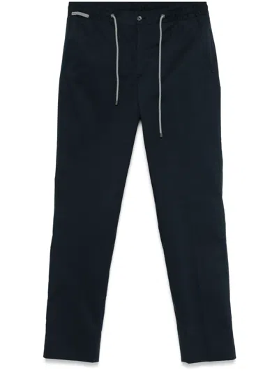 Corneliani Tapered-hose Mit Tapered-bein In Blau