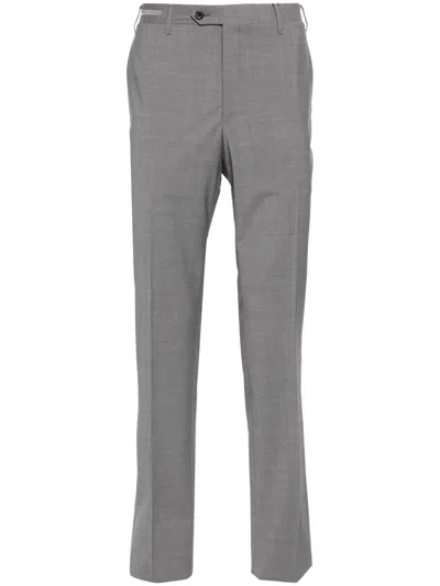 Corneliani Tapered Leg Trousers In Grey