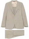 Corneliani Beige Suit Single-breasted In Grey