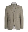 Corneliani Technical Hybrid Blazer Jacket In Green