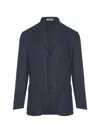 Corneliani Textured Blazer In Black