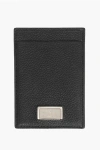 Corneliani Textured Leather Card Holder Grösse Unica