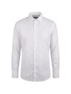 Corneliani Textured Long-sleeve Shirt In Multi