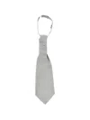 Corneliani Textured Silk Pointed-tip Tie In Gray