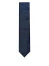 Corneliani Textured Silk Tie In Blue