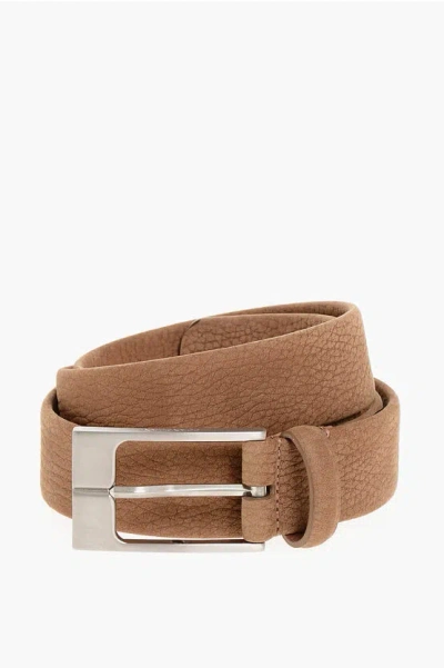 Corneliani Textured Suede Belt 30mm Grösse 90