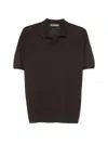 Corneliani Short Sleeve T-shirt In Brown