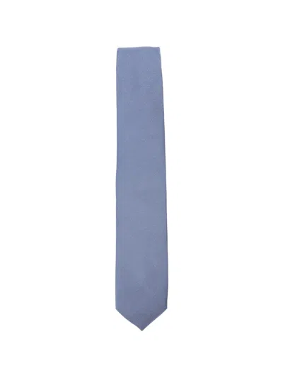 Corneliani Textured Tie In Blue