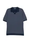 Corneliani Textured T-shirt In Blue