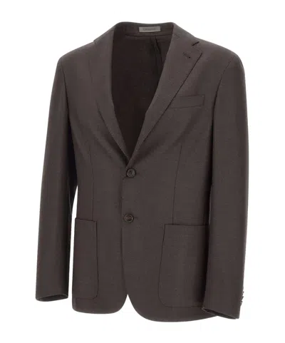 CORNELIANI CORNELIANI TEXTURED TWO-BUTTON BLAZER