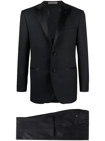 Corneliani Three-piece Tuxedo In Black