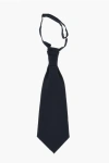 Corneliani Ton-sur-ton Striped Wool Ascot Tie
