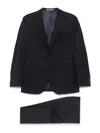 Corneliani Navy Blue Single-breasted Suit In Pure Virgin Wool  In Blue
