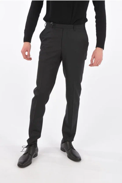 CORNELIANI TREND 4 POCKETS VIRGIN WOOL PANTS